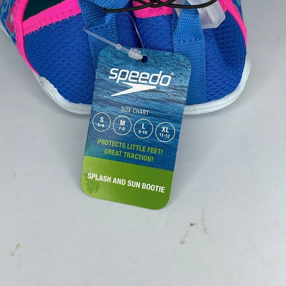 Speedo Floral Water Shoes- Kids Size S 5-6 NWT